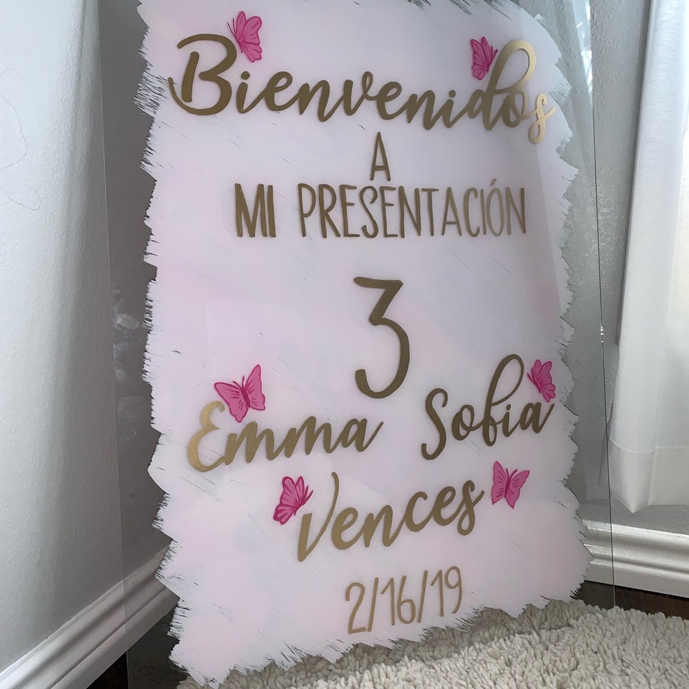 Handmade signs for weddings, birthdays, and more